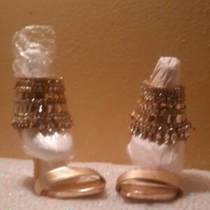Gold Chandelier Shoes
